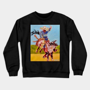 Bronco and Rider Crewneck Sweatshirt